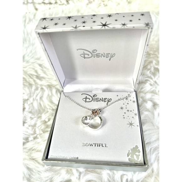 Disney LA Rocks °O° Minnie Mouse “Bowtiful” NIB Necklace - Picture 1 of 4